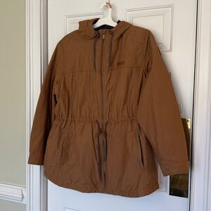 Columbia 2x hooded jacket with cinch waist